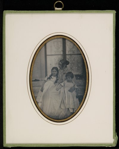 (Portrait of Sophie Eynard-Eynard and Two of Her Daughters) by Jean Gabriel Eynard